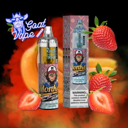 RandM Tornado 7000 puff Strawberry Banana