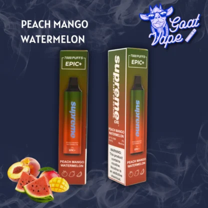 Supreme Epic + 7000 puff Peach Mango Watermelon