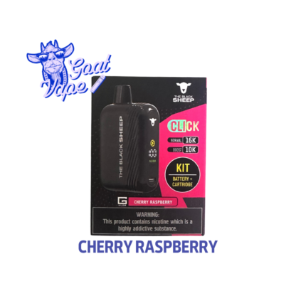 The Black Sheep CLICK- Cherry Raspberry (BATERIA + REFILL)