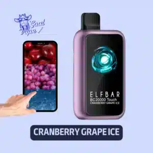 ELFBAR BC20000 TOUCH Cranberry Grape Ice — comprar en Argentina | Goat Vape