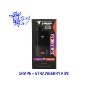 The Black Sheep Dual Tank 30K Grape + Strawberry Kiwi