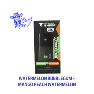 The Black Sheep Dual Tank 30K Watermelon Bubblegum + Mango Peach Watermelon