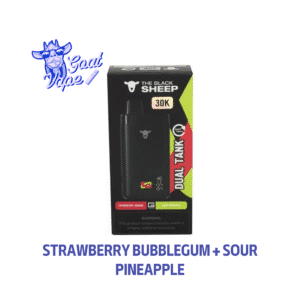 The Black Sheep Dual Tank 30K Strawberry Bubblegum + Sour Pineapple