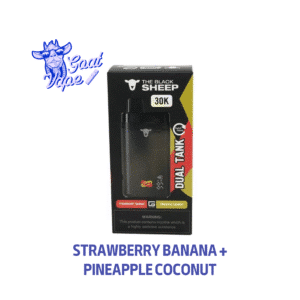 The Black Sheep Dual Tank 30K Strawberry Banana + Pineapple Coconut