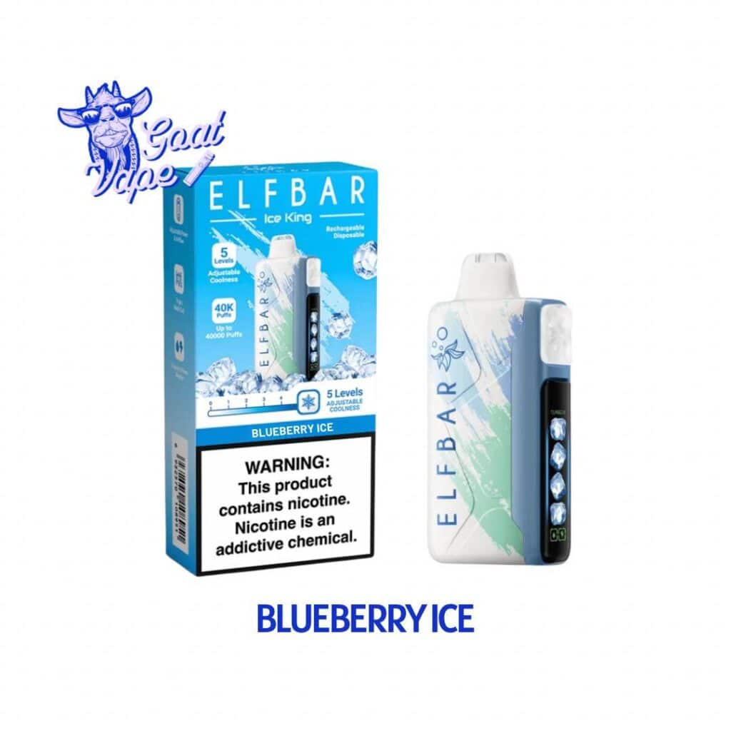 ELFBAR ICE KING Blueberry Ice - Goat Vape