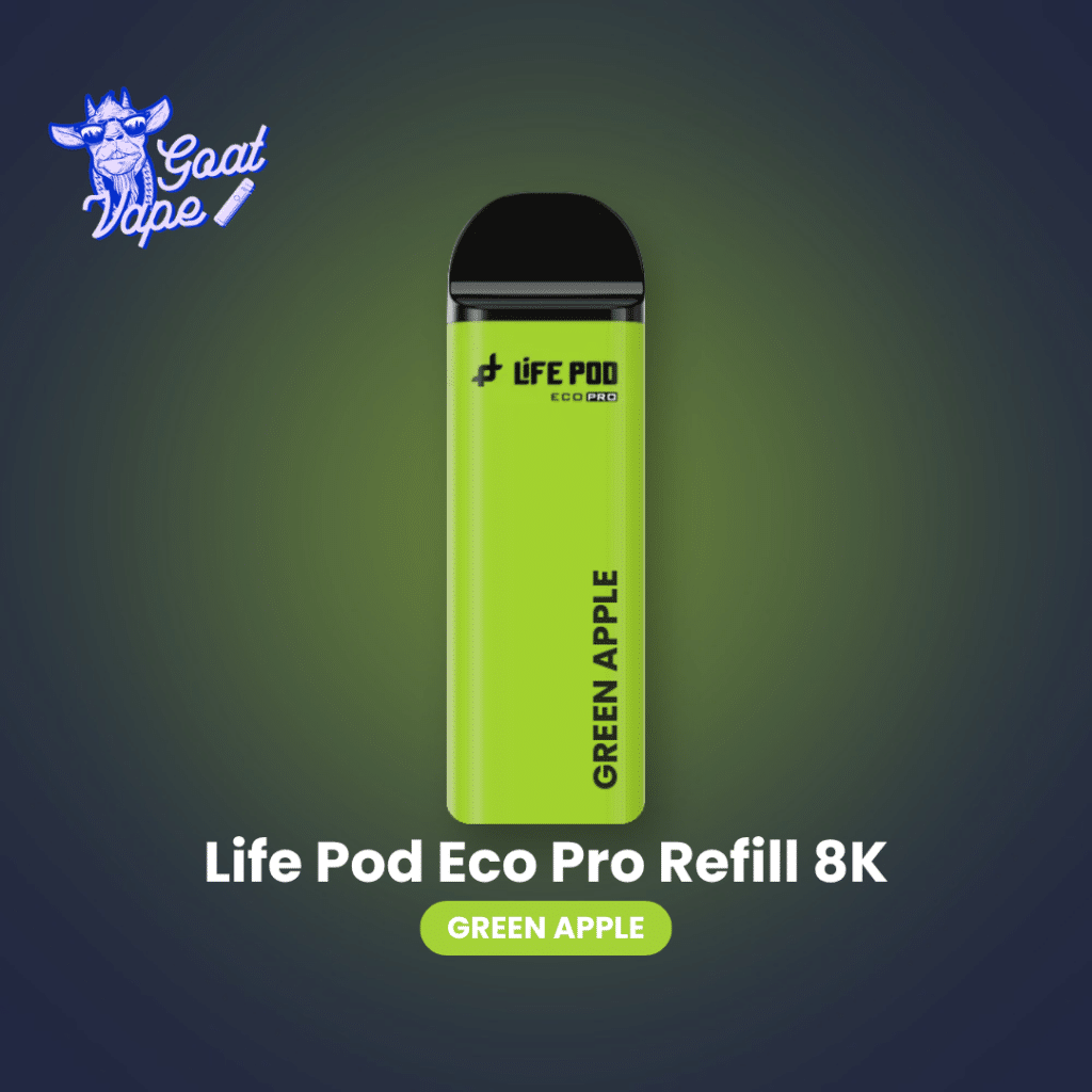 Cartucho repuesto Life Pod Eco Refill 8k de 8000 puffs – Goat Vape Argentina