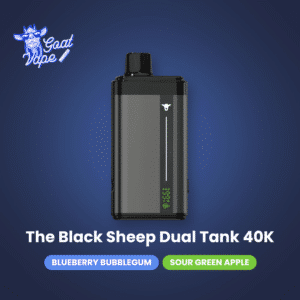 Vape The Black Sheep 40k Dual Tank de 40000 puffs con dos sabores – Goat Vape Argentina