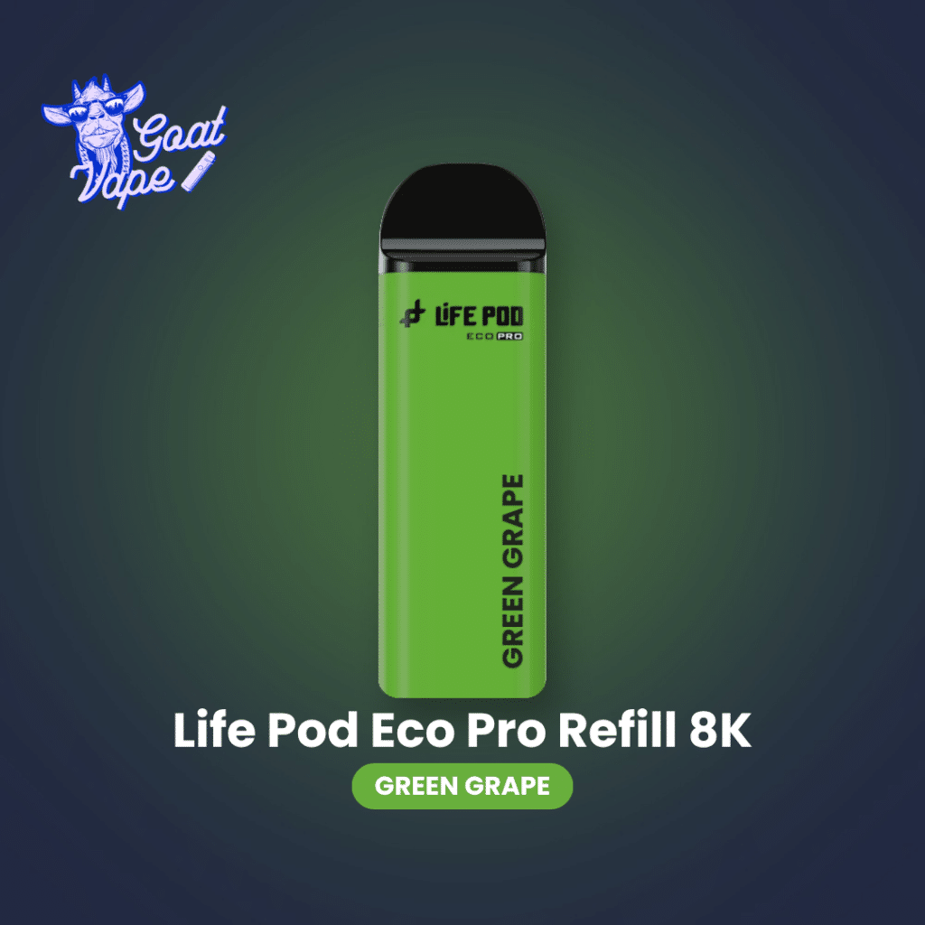 Cartucho repuesto Life Pod Eco Refill 8k de 8000 puffs – Goat Vape Argentina